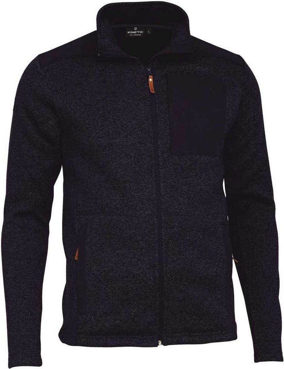 Kinetic Upland Knit Fleece Met Volledige Rits Man Blauw