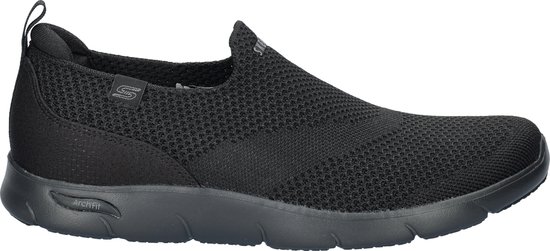 Skechers Arch Fit Refine dames instapschoen - Zwart - Maat 36