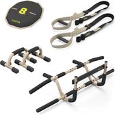 Centr by Chris Hemsworth Workout Kit 4 in 1 - 1x Pull Up Bar - 1x Set Push Up Handles - 1x Sandbag - 1x Suspension Trainer - Thuis fitness