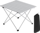 Picknicktafel Campingtafel inklapbaar in aluminium,Wandeltafel Balkontafel 56x46x40cm