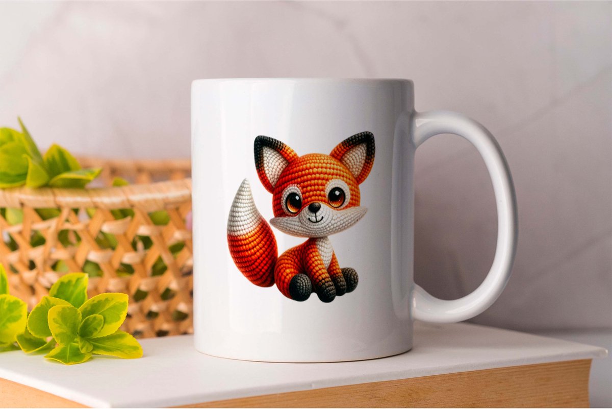 Mok vos plushy - Cute - Gift - Cadeau - Adorable - Sweet - Charming - Schattig - Lief - Snoezig - Leuk