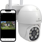 Camguard WiFi Full-HD - Beveiligingscamera - Buiten - Nachtzicht - Draaibaar - Bewegingsdetectie + 32GB SD Kaart