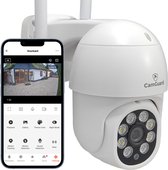 Camguard WiFi Full-HD - Beveiligingscamera - Buiten - Nachtzicht - Draaibaar - Bewegingsdetectie + 32GB SD Kaart