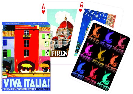 Piatnik Viva Italia! Speelkaarten - Enkeldeks