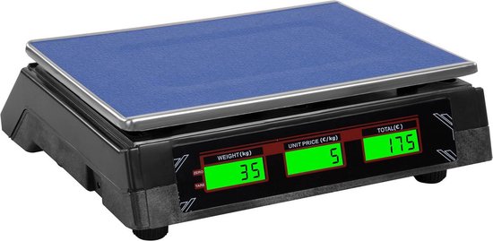 Steinberg Weegschaal keuken digitaal - 2 gram - 35 kg - Zwart - LCD