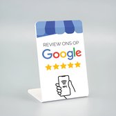 Google Review Kaart - NFC - Google Review - Staand - Telefoonbordje