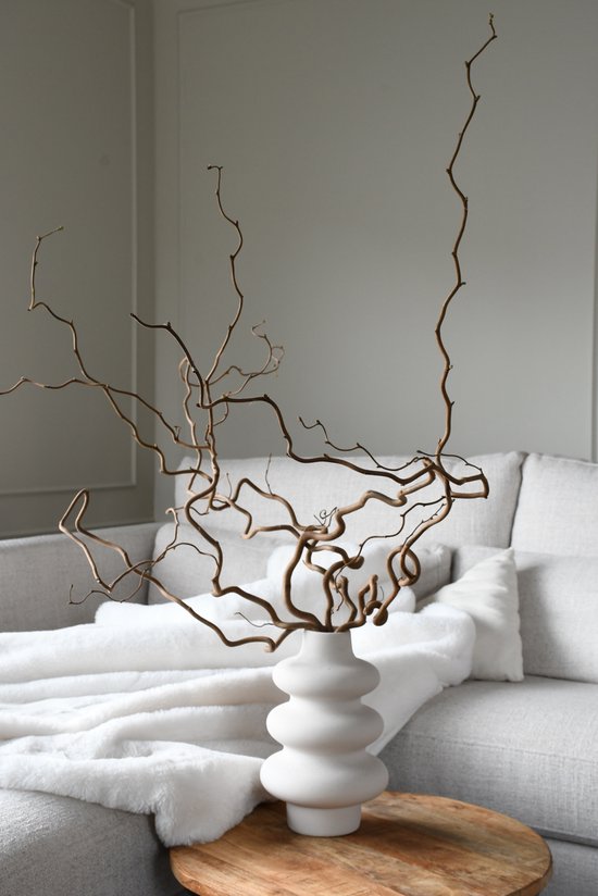 Kronkeltakken -Decoratie Woonkamer - naturel takken - twisted branches - woondecoratie - voorjaar decoratie - wilgentakken - 10 stuks kronkeltakken - droogbloemen