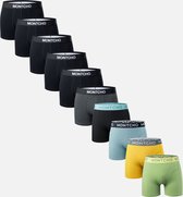 MONTCHO - Dazzle Series - Boxershort Heren - Onderbroeken heren - Boxershorts - Heren ondergoed - 10 Pack - Premium Mix Boxershorts - Mellow Shades - Heren - Maat XL