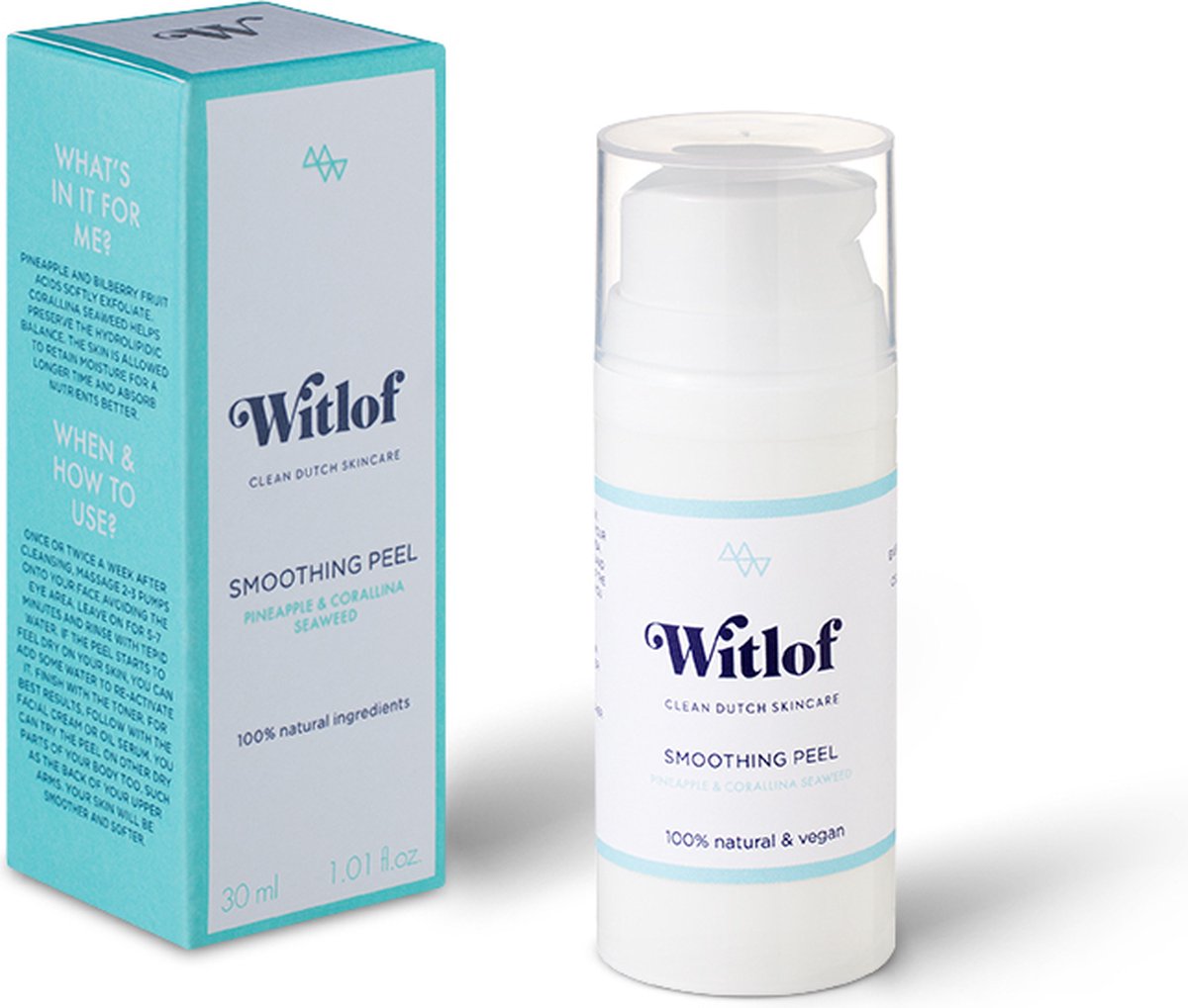 Witlof Skincare Smoothing Peel – Natuurlijke peeling voor glow, vervaagt pigmentvlekken & fijne lijntjes