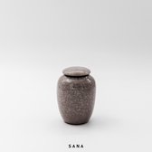 Sand urn - Beige - 0,3L - hoogwaardig keramiek - moderne urn - kleine urn - mini urn - crematie urn - as urn - huisdieren urn - urn hond - urn kat - familie urn - urn voor as volwassen - urne - urne hond - urnen - urne volwassenen - urne kat
