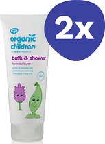 Green People Organic Children Bath & Shower - Lavender Burst (2x 200ml)