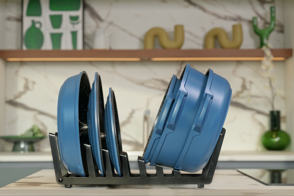 Pangl luxe pannenrek Pannenset organizer Kookpan opbergrek Uw pannen netjes opbergen