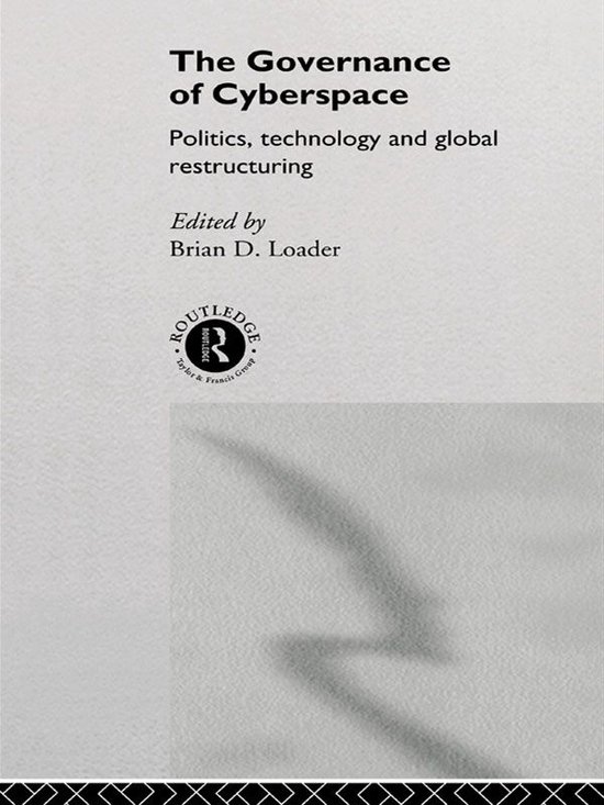 The Governance of Cyberspace - cover