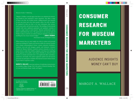 Consumer Research for Museum Marketers - cover