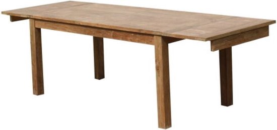 Eettafel DK KR uitschuif hout
