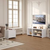 Rootz Modern Scandinavisch tv-meubel - mediaconsole - entertainmentcentrum - veelzijdig, duurzaam, stijlvol - 160 cm x 45 cm x 39 cm