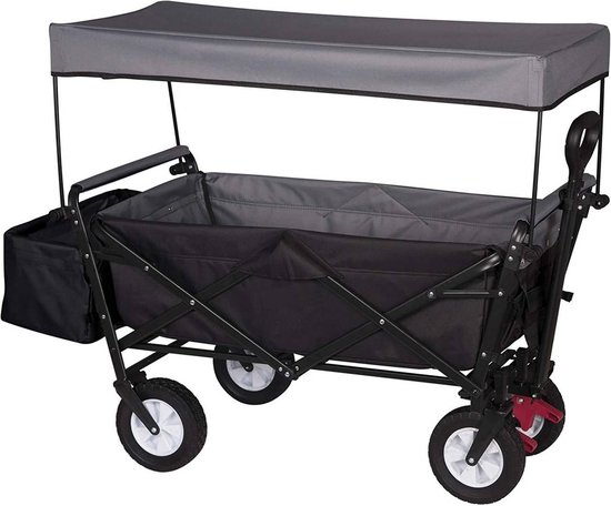 Opvouwbare Duwgreep Voor Wagon - Universele Vervanging Pull Handvat Voor Camping, Strand En Winkelwagens