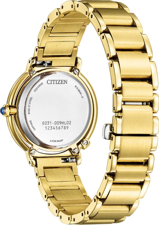 Citizen EM1092-64D Horloge - Staal - Goudkleurig - Ø 31 mm
