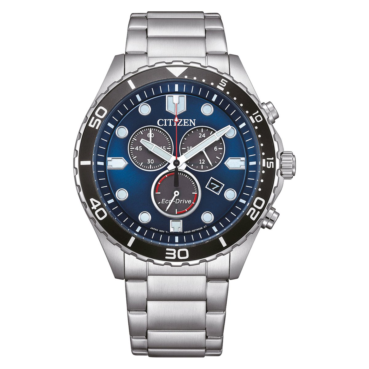 Citizen OF Sporty Aqua AT2560-84L Horloge - Staal - Zilverkleurig - Ø 43 mm