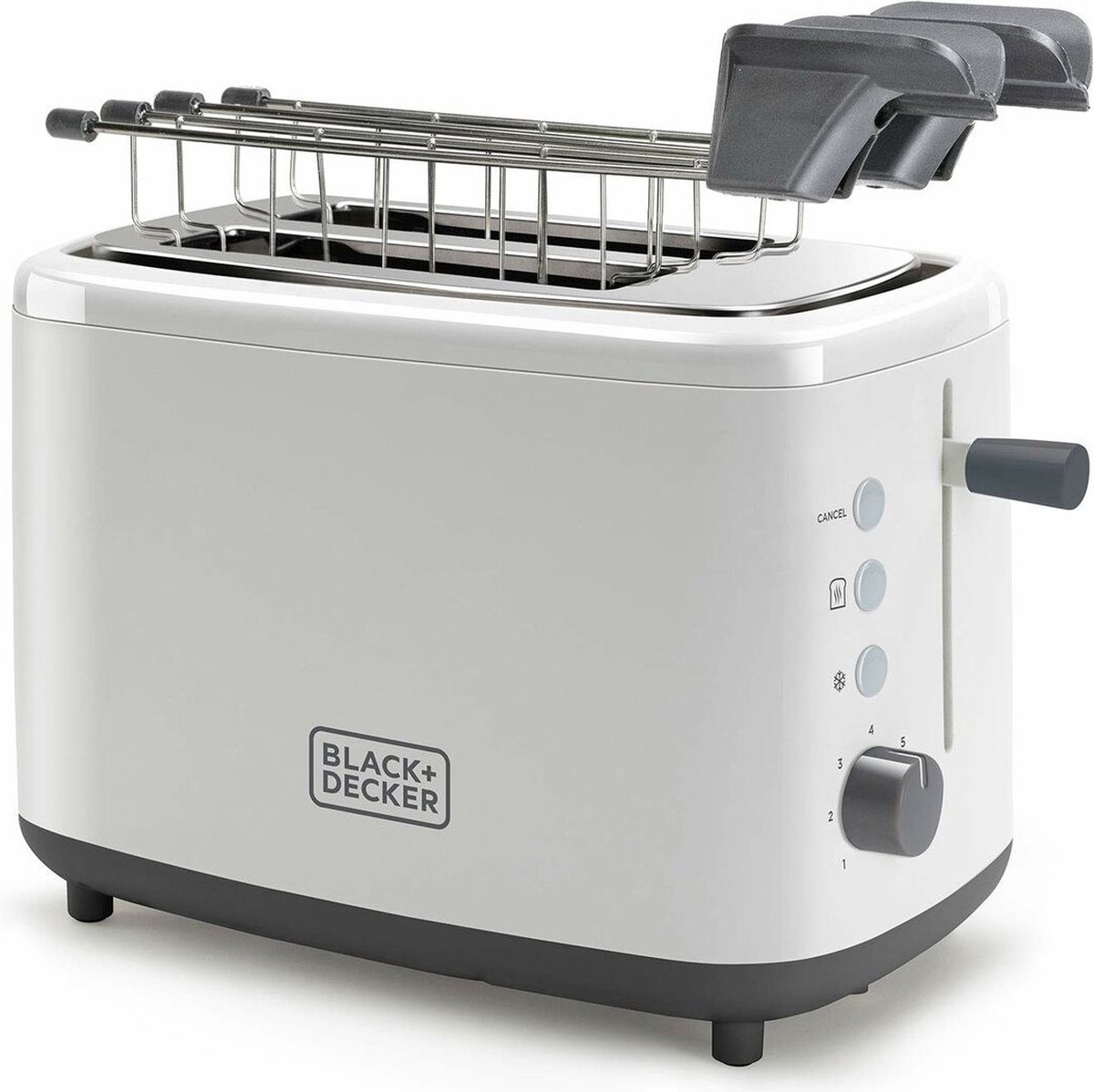 Black & Decker BXTOA820E broodrooster 7 2 snede(n) 820 W Wit