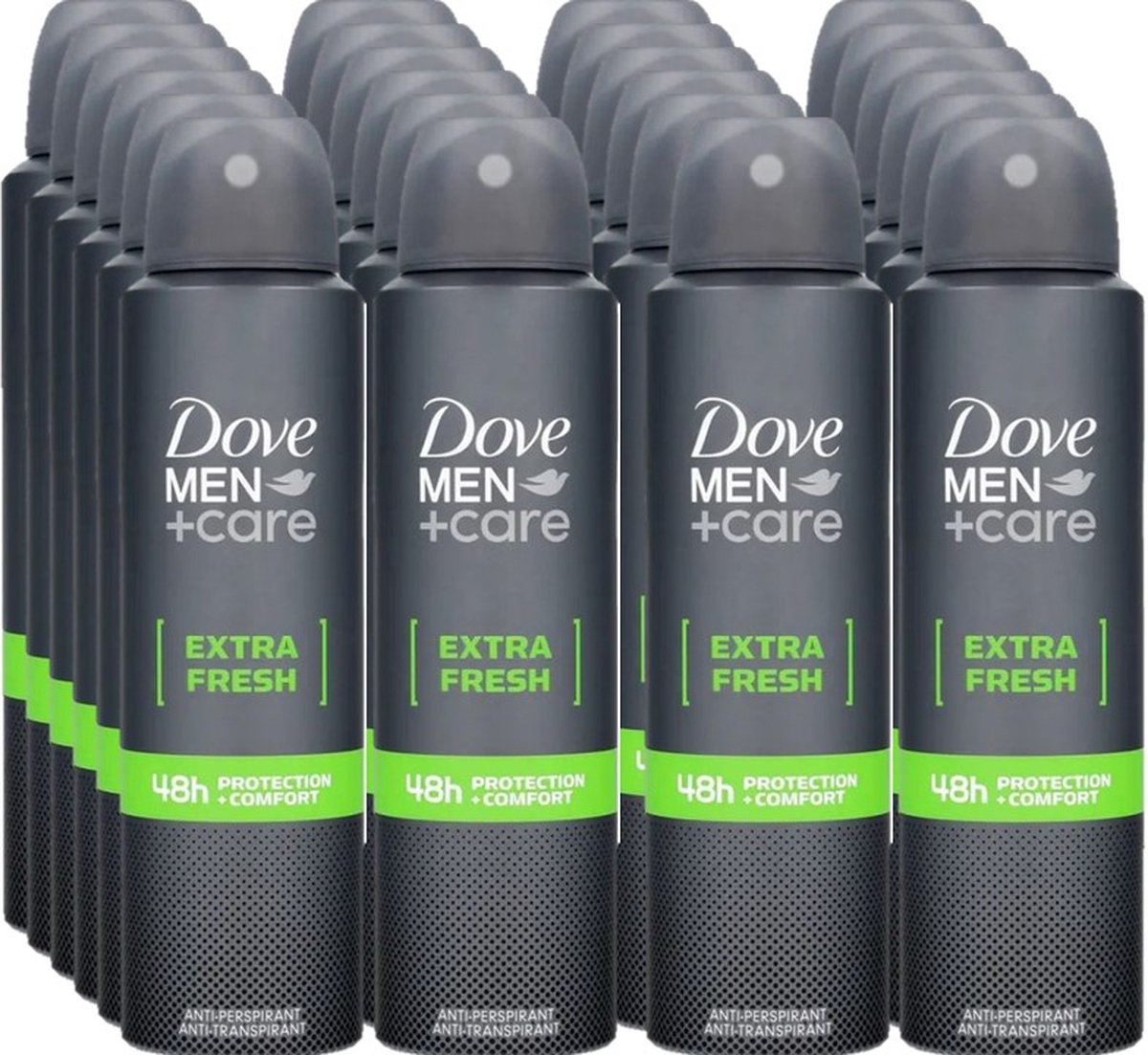 Goedkoopste Dove Men Care Extra Fresh Deo Spray - 24 x 150 ml