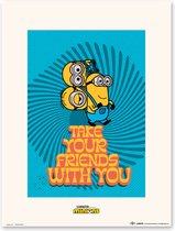 Poster Minions Take Your Friends With You 30x40cm