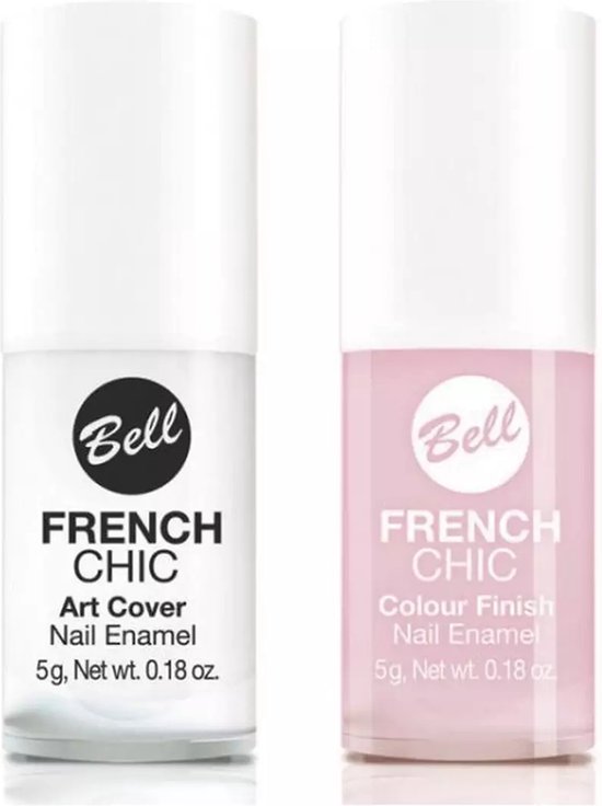 Bell French manicure set French chic nail polish
