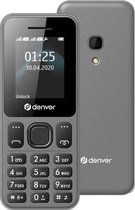 Téléphone portable Denver Seniors 4G - Grandes touches - GSM - Sans SIM - Bluetooth - FAS1860L