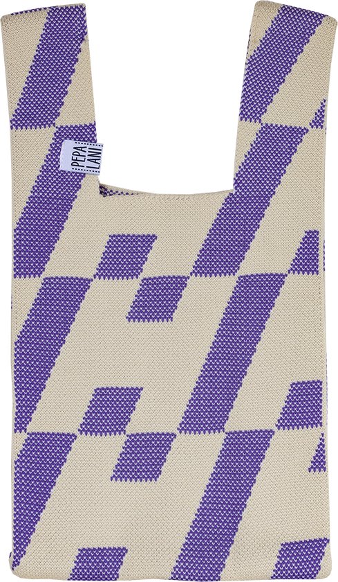 Pepa lani poppy bag Purple stripe blocks