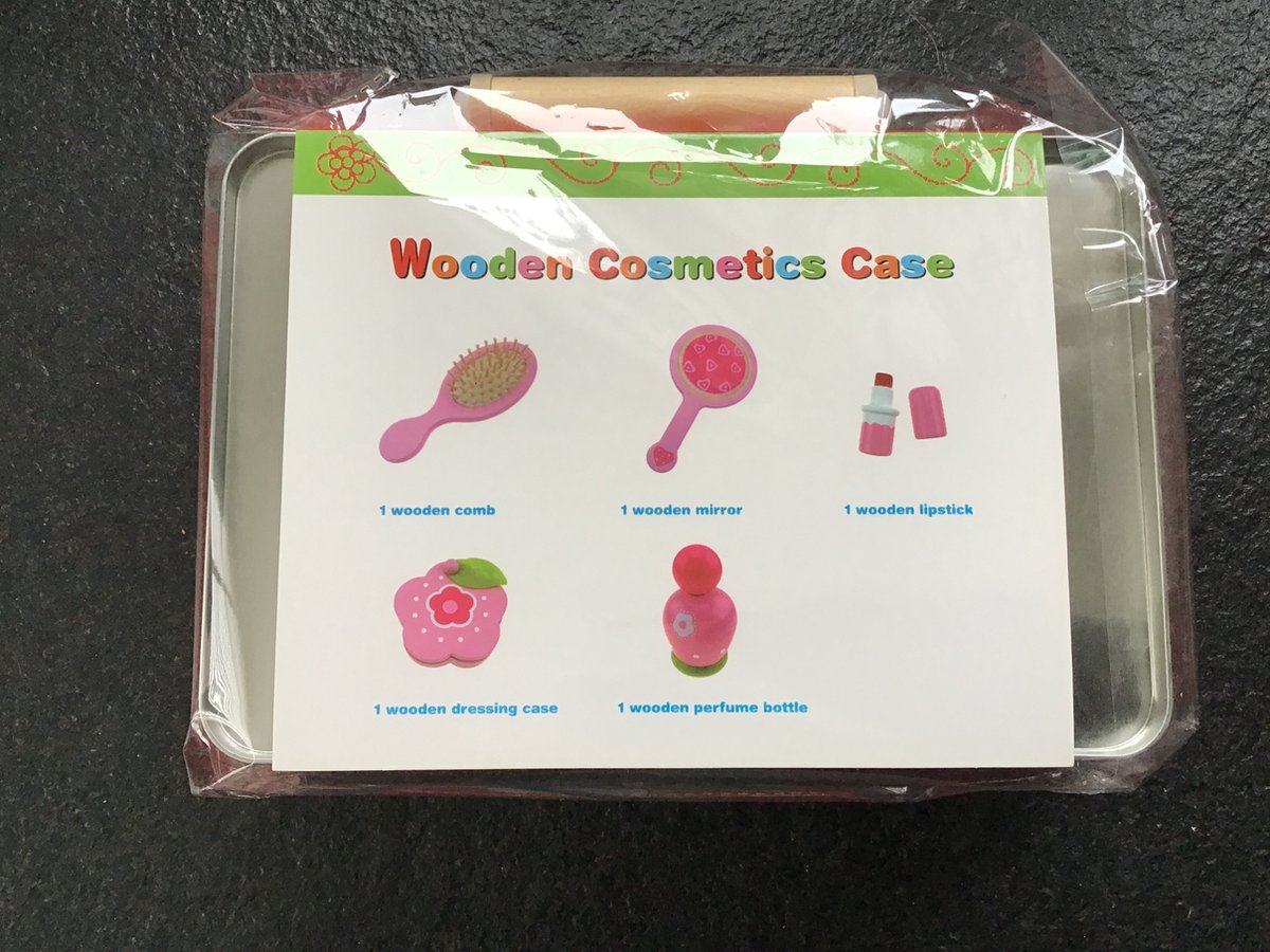 Simply For Kids Koffertje Met Houten Verzorgings Producten