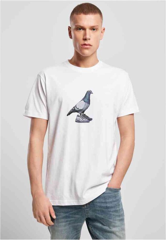 Mister Tee - Dove Sneaker Heren T-shirt - S - Wit