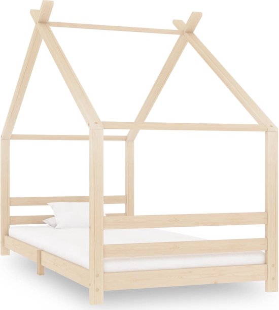The Living Store Kinderbedframe massief grenenhout - Bed