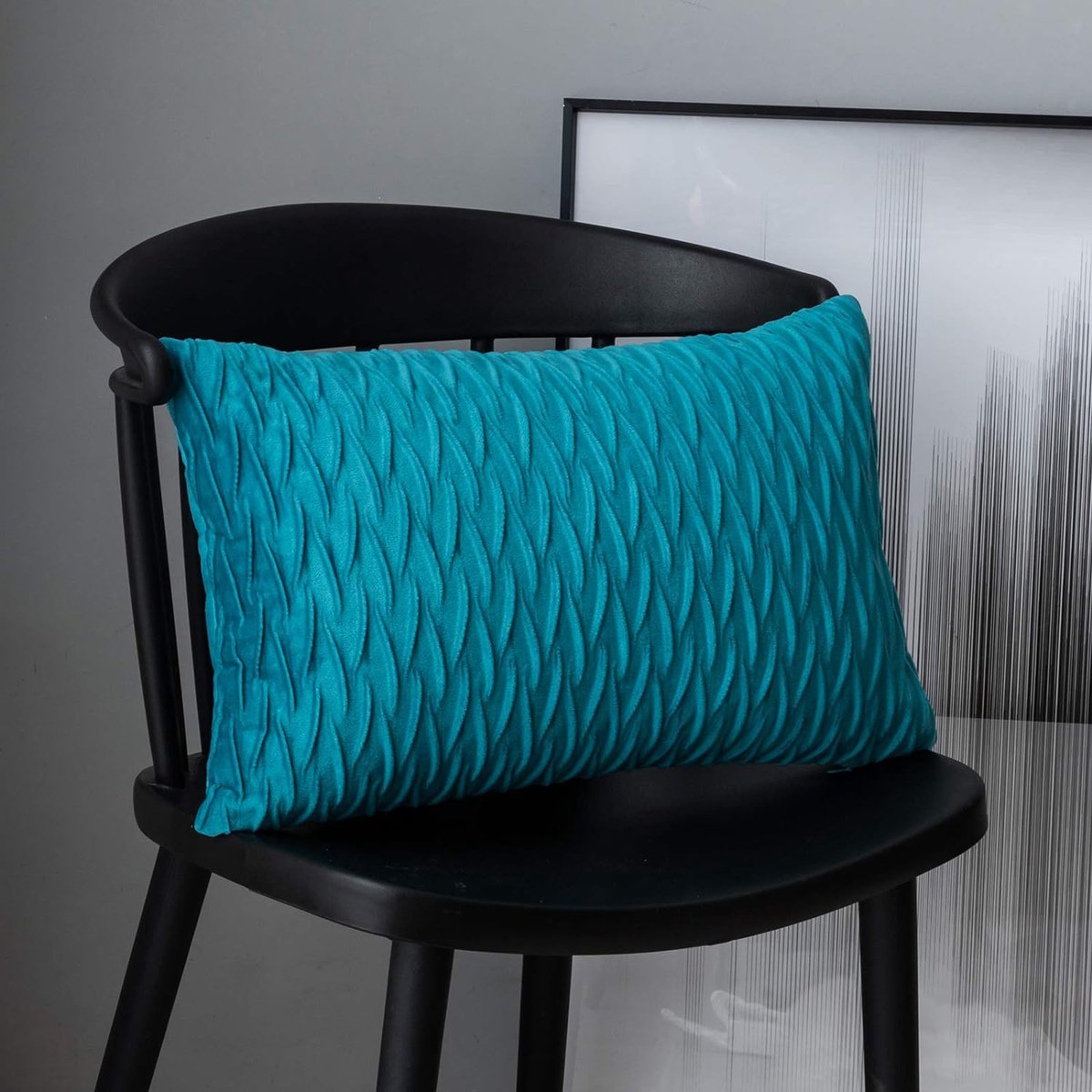 Clayre & Eef Kussenhoes 45x45 cm Bruin Grijs Polyester Hert kopen? Shop