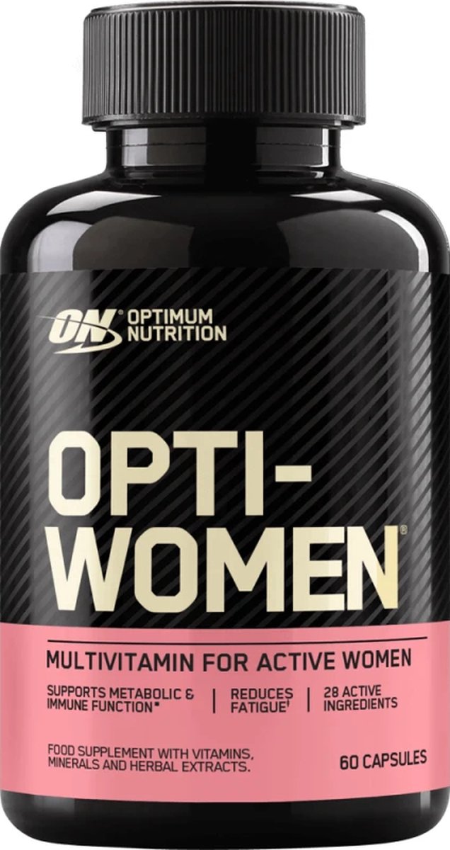 Optimum Nutrition Opti-Women - Multivitamine Vrouw - Vitamines, Mineralen en Plantenextracten - 60 Capsules