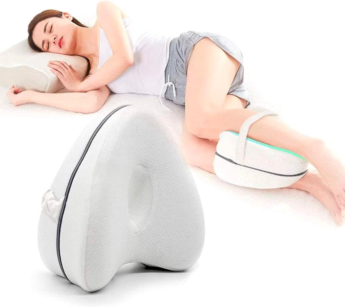 Heupkussen voor zijslapers, ademend ergonomisch bedkussen Heupkussen voor zijslapers, ademend ergonomisch bedkussen