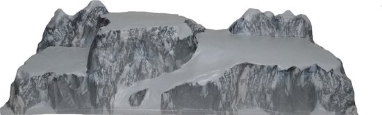 Basis kerstdorp full colour arlberg 120x40 cm