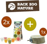 Back Zoo Nature Fruitkuipjes Mix 9 - Vogelsnack - Inclusief houder