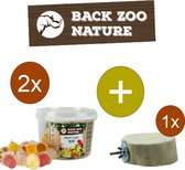 Zoo Nature Fruit Tubs Mix 100 - Bird Snack - Support inclus