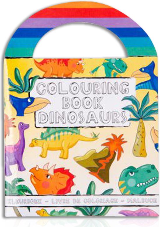 24 STUKS Uitdeelboekjes Dinosaurus - Dino - Kleurboekjes - Uitdeelboekjes - Traktatie - Uitdeelcadeautjes voor Kinderen - Merkloos