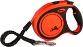 Flexi Laisse Rétractable Xtreme Tape - Laisse pour Chien - 8 m Oranje Zwart L