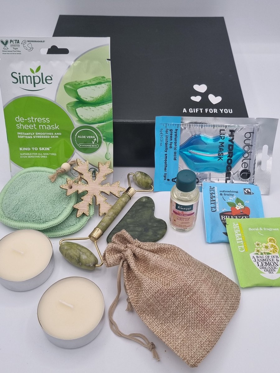 Goedkoopste Huidverzorging Geschenkset Vrouwen - Verwenpakket - Cadeaupakket - Giftset - Verjaardag - Moederdag - valentijnsdag - Cadeau Box - gezichtsmasker - Gezichtsmassage - Beauty - Cadeau Vriendin, Moeder, Mama, Zus