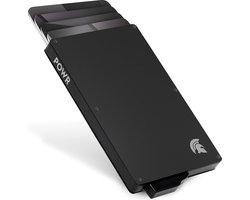 Powr RFID Portemonnee - Smart Wallet - Slim Wallet - Kaarthouder Pasjes - Pasjeshouder - Anti diefstal - NFC Blocker - Titanium