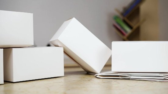Boites Cadeaux Kraft 7,5cm - Lot De 50 Boites Carton Vierges à Assembler