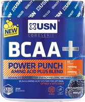 USN BCAA Power Punch 400 GR Braam Smaak - Aminozuren - Spiergroei, Herstel - BCAA Poeder