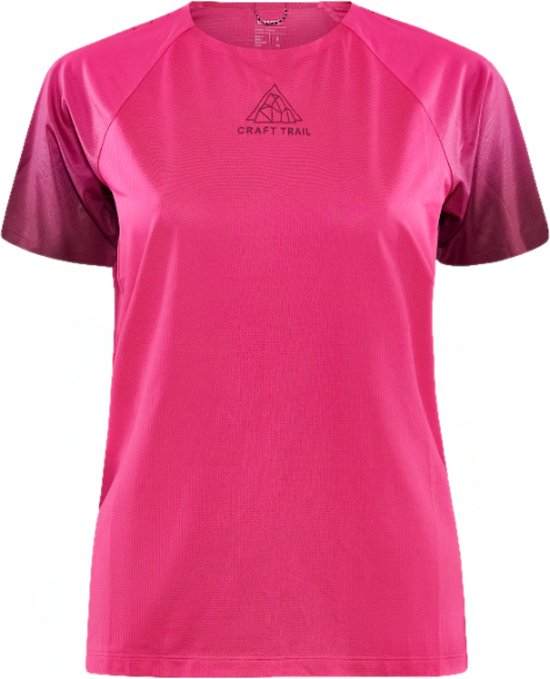 Craft Pro Trail damesshirt, roze - Maat XS -