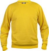 Clique Basic Roundneck Sweater Lemon maat 2XL