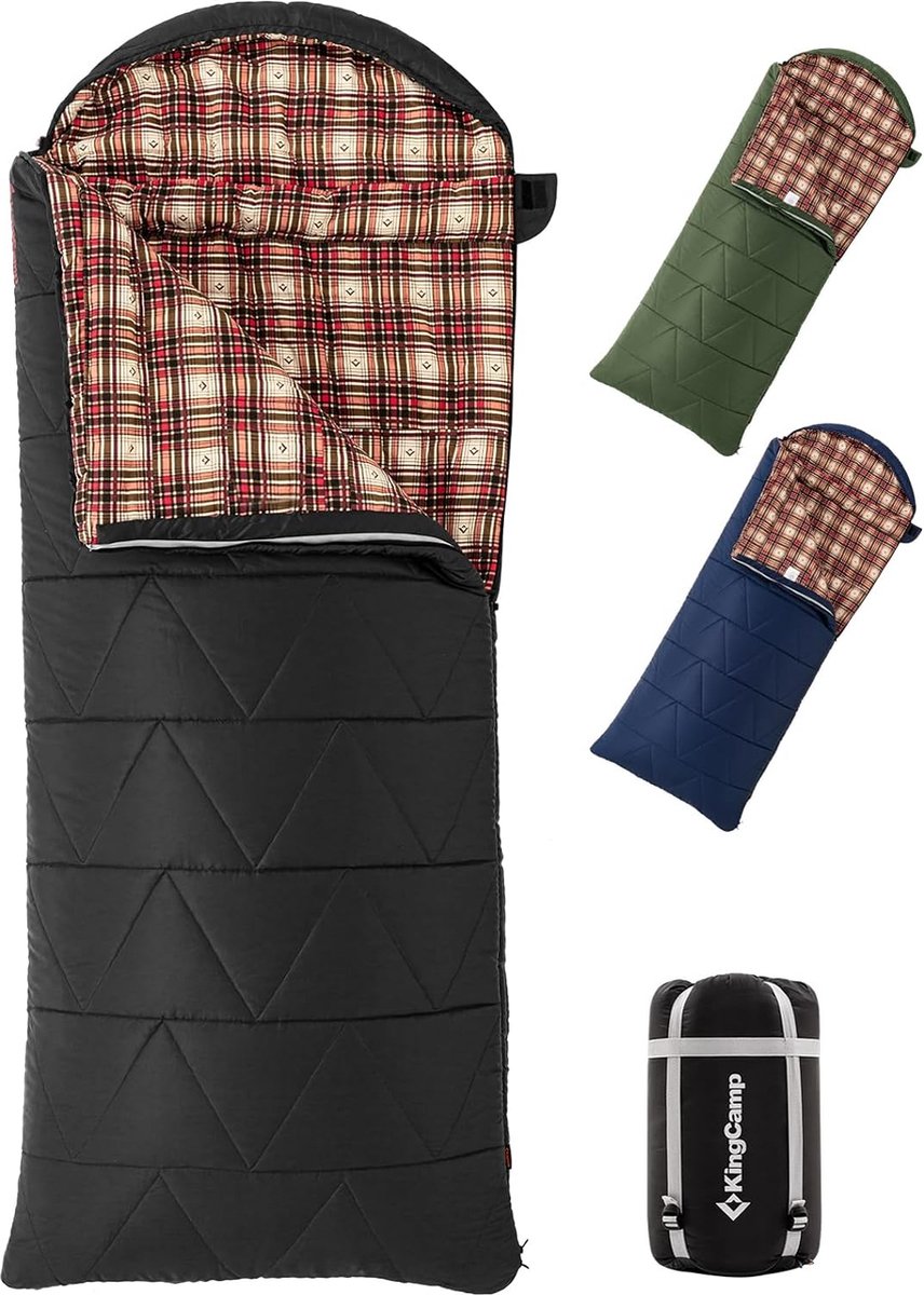 Slaapzak, dekenslaapzak, katoen, 3-4 seizoenen, oversized voor volwassenen, outdoor, rugzakreizen, wandelen, licht, outdoor, kamperen
