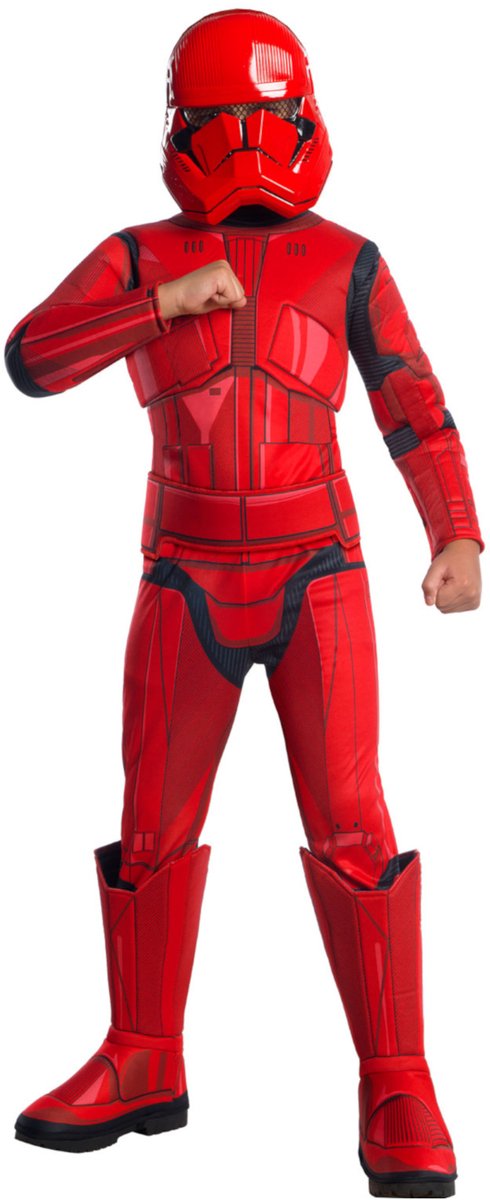 Rubie's Verkleedkleding Sith Trooper Deluxe Jongens Rood Maat M
