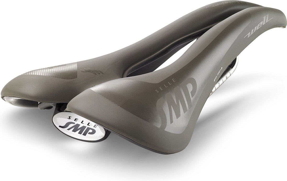 Selle Smp Well Gel Gravel Edition Zadel Zilver 144 mm