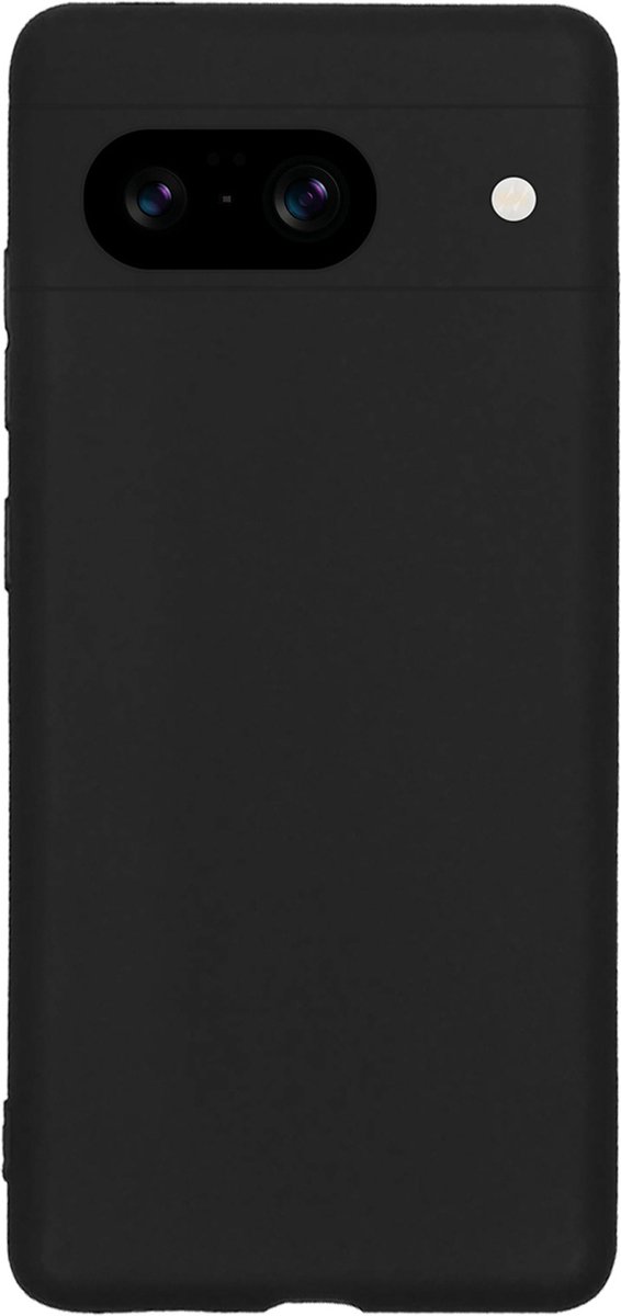 Hoes - Geschikt voor Google Pixel 8 - Sterk & Shockproof - Hoesje Cover - Siliconen Case - Zwart